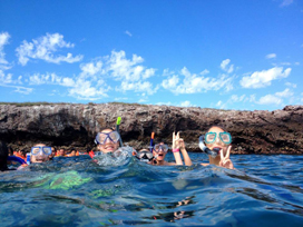 snorkeling at marietas islands